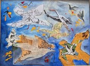 Tous les oiseaux L40 x H 29