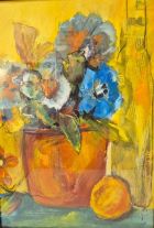 Bouquet bleu L35xH48