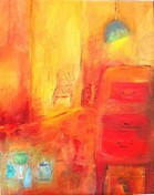 Commode rouge L40 x H50